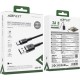 Дата кабель USB 2.0 AM to USB-C 1.2m 60 W black Acefast (6974316285144)