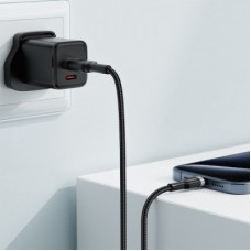 Дата кабель USB 2.0 AM to USB-C 1.2m 60 W black Acefast (6974316285144) - Фото