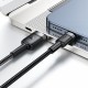 Дата кабель USB 2.0 AM to USB-C 1.2m 60 W black Acefast (6974316285144)