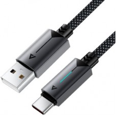 Дата кабель USB 2.0 AM to USB-C 1.2m 60 W black Acefast (6974316284482) - Фото