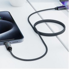 Дата кабель USB 2.0 AM to USB-C 1.2m 60 W black Acefast (6974316284482) - Фото