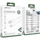 Дата кабель USB 2.0 AM to USB-C 1.2m 3A white Acefast (6974316284260)
