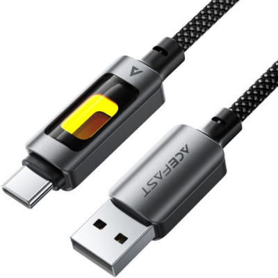 Дата кабель USB 2.0 AM to USB-C 1.2m 60 W black Acefast (6974316284673)