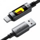 Дата кабель USB 2.0 AM to USB-C 1.2m 60 W black Acefast (6974316284673)