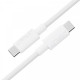 Дата кабель USB-C to USB-C 1.2m 3A white Acefast (6974316284253)