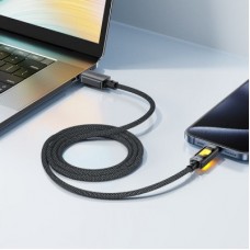 Дата кабель USB-C to USB-C 1.2m 60W black Acefast (6974316284666) - Фото