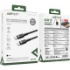 Дата кабель USB-C to USB-C 1.2m 60 W black Acefast (6974316285137)