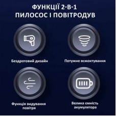 Пылесос Aspiring Aspiring Gale 4 Blow air Wireless and Cord 17000 Pa (GL16P12K) - Фото