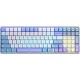 Клавиатура Aula S100pro RGB KRGD Red Switch Wireless/Bluetooth/Type-C UA White/Blue (6948391205762)