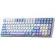 Клавиатура Aula S100pro RGB KRGD Red Switch Wireless/Bluetooth/Type-C UA White/Blue (6948391205762) Клавиатура Aula S100pro RGB KRGD Red Switch Wireless/Bluetooth/Type-C UA White/Blue (6948391205762)