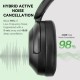 Наушники OneOdio A6, Bluetooth + USB-C Hybrid ANC Black (A6 Black)