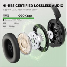 Наушники OneOdio A6, Bluetooth + USB-C Hybrid ANC Black (A6 Black) - Фото
