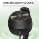 Наушники OneOdio A6, Bluetooth + USB-C Hybrid ANC Black (A6 Black)