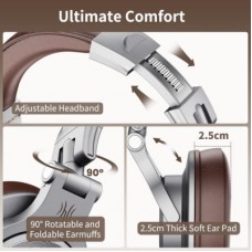Навушники OneOdio A71 3,5 мм/6, 35 мм Silver/Brown (A71 Silver Brown) - Фото