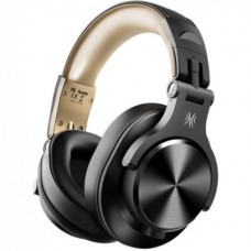 Навушники OneOdio Fusion A70 Bluetooth+3,5 мм/6,35 мм Black/Gold (A70 Black Gold) - Фото