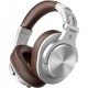 Навушники OneOdio Fusion A70 Bluetooth+3,5 мм/6, 35 мм Silver/Brown (A70 Silver Brown)