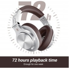 Навушники OneOdio Fusion A70 Bluetooth+3,5 мм/6, 35 мм Silver/Brown (A70 Silver Brown) - Фото