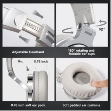 Навушники OneOdio Pro 10 3,5 мм/6, 35 мм Silver (Pro 10 Silver) - Фото