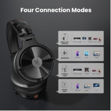 Навушники OneOdio Studio Max 1 Bluetooth Hi-Res Wireless/LDAC +3,5 мм/6, 35 мм Audio (Studio Max 1 Black) - Фото