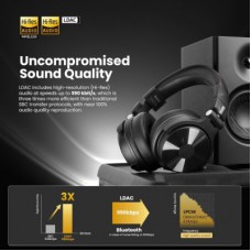 Навушники OneOdio Studio Max 1 Bluetooth Hi-Res Wireless/LDAC +3,5 мм/6, 35 мм Audio (Studio Max 1 Black) - Фото