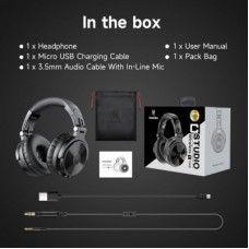 Наушники OneOdio Studio Pro C Bluetooth+3,5мм Black (Pro C Black) - Фото