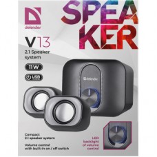Акустична система Defender V13 USB Black/Grey (65213) - Фото