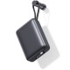 Батарея універсальна SWISSTEN 20000 mAh SPACE 22/5W PD QC w/built-in cables USB-C/LIGHTNING Silver (8595217490598)