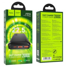 Батарея універсальна HOCO 20000 mAh, 22.5W, Black (J101A/45365) - Фото
