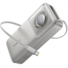 Батарея універсальна Baseus Free2Pull 20000 mAh 65 W, PD/3.0, QC/3.0, Lunar gray (P10073700843-00)