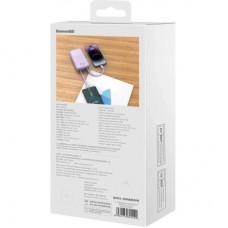Батарея універсальна Baseus Comet 20000 mAh 22.5W PD QC Purple (PPMD020105) - Фото