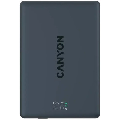 Батарея універсальна Canyon 5000 mAh OnPower 500 PD20W Magnetic wireless MagSafe Black (CNS-CPB500B)
