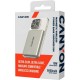 Батарея універсальна Canyon 5000 mAh OnPower 500 PD20W Magnetic wireless MagSafe Grey (CNS-CPB500G)