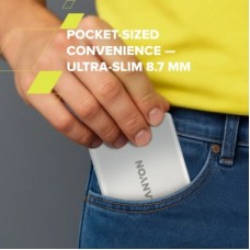 Батарея універсальна Canyon 5000 mAh OnPower 500 PD20W Magnetic wireless MagSafe Grey (CNS-CPB500G) - Фото