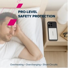 Батарея універсальна Canyon 5000 mAh OnPower 500 PD20W Magnetic wireless MagSafe Grey (CNS-CPB500G) - Фото