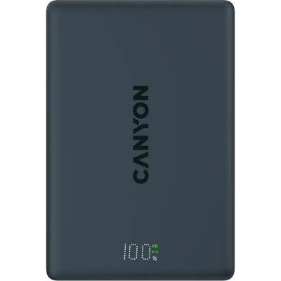 Батарея універсальна Canyon 10000 mAh OnPower 511 PD20W Magnetic wireless MagSafe Black (CNS-CPB511B)