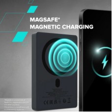 Батарея універсальна Canyon 10000 mAh OnPower 511 PD20W Magnetic wireless MagSafe Black (CNS-CPB511B) - Фото