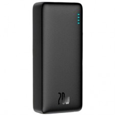 Батарея універсальна Baseus Airpow 20000 mAh 20W PD/3.0, QC/3.0, black (P10022804113-00) - Фото