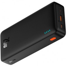 Батарея універсальна Baseus Airpow 20000 mAh 20W PD/3.0, QC/3.0, black (P10022804113-00) - Фото