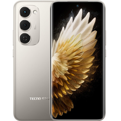 Мобільний телефон Tecno Spark 40 Pro 8/256 Gb Moon Titanium (4894947096358)