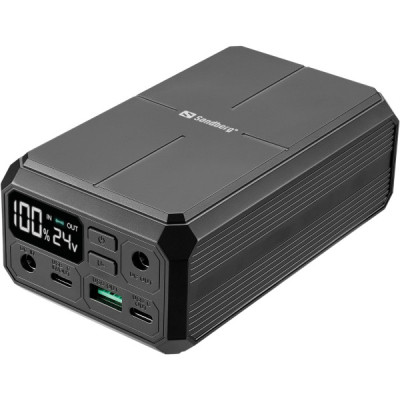 Батарея універсальна Sandberg 27000 mAh Laptop DC1224v 84W, PD/100W, QC/3.0, QI/10W, PowerThrough (421-13)