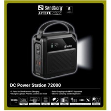 Батарея універсальна Sandberg 72000 mAh max 268W, DC9,612,6V/10A, PD/100W (In/Out), LiMnFePO (421-22) - Фото