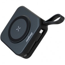 Батарея універсальна Energizer Magnetic Wireless 10000 mAh 20W PD, AC заряджання, QI/15W, built-in USB-C (QM10001AC) - Фото