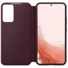 Чохол для мобільного телефона Samsung Smart Clear View Cover Galaxy S22 Plus Burgundy (EF-ZS906CEEGRU) - Фото