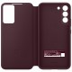 Чохол для мобільного телефона Samsung Smart Clear View Cover Galaxy S22 Plus Burgundy (EF-ZS906CEEGRU)