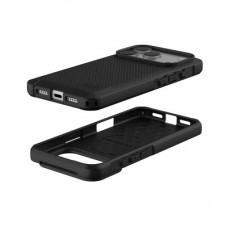 Чохол для мобільного телефона UAG iPhone 17 Pro Metropolis LT MagSafe Kevlar Black (114517113940) Чохол для мобільного телефона UAG iPhone 17 Pro Metropolis LT MagSafe Kevlar Black (114517113940) - Фото