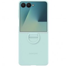Чохол для мобільного телефона Samsung Silicone with Ring Galaxy Flip 7 Black (EF-PF766TMEGUA) - Фото