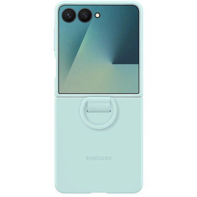Чохол для мобільного телефона Samsung Silicone with Ring Galaxy Flip 7 Black (EF-PF766TMEGUA)
