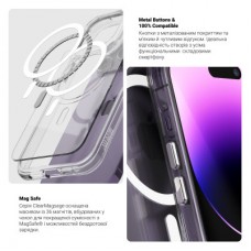 Чехол для мобильного телефона Armorstandart Clear-C MagCase Apple iPhone 17 Pro Max Transparent (ARM87400) Чехол для мобильного телефона Armorstandart Clear-C MagCase Apple iPhone 17 Pro Max Transparent (ARM87400) - Фото