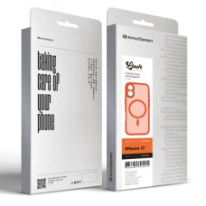 Чехол для мобильного телефона Armorstandart Lush MagCase Apple iPhone 17 Orange (ARM87483) Чехол для мобильного телефона Armorstandart Lush MagCase Apple iPhone 17 Orange (ARM87483) - Фото
