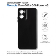 Чехол для мобильного телефона BeCover Silicone Motorola Moto G06 / G06 Power 4G Black (714690) - Фото
